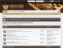 Tablet Screenshot of chesschat.org